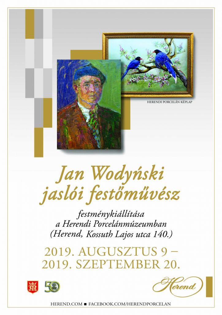 "jan wodyński artysta malarz z jasła" w muzeum porcelany w herend na węgrzech