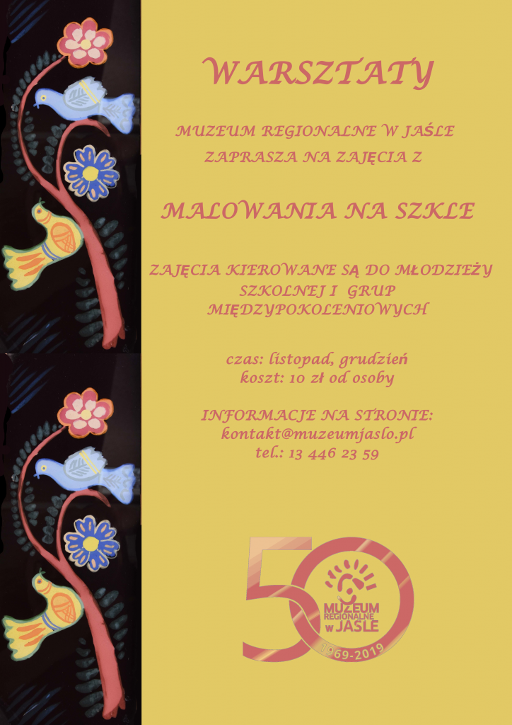 muzealne warsztaty z cyklu: wokÓŁ szkŁa