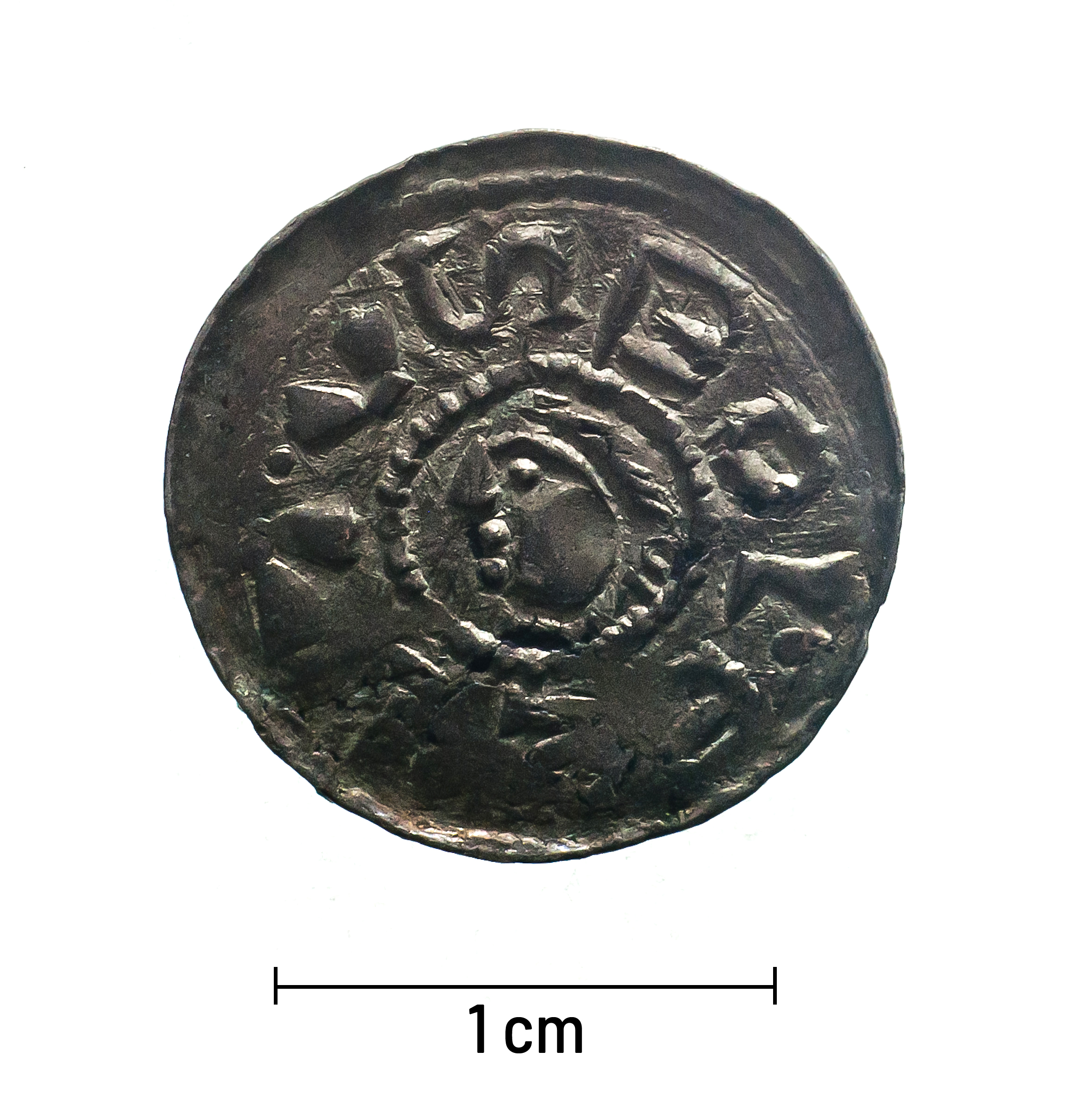 0001 zbiory numizmatyczne st. kadyiego; bolesław ii Śmiały (1058-1079); denar – awers