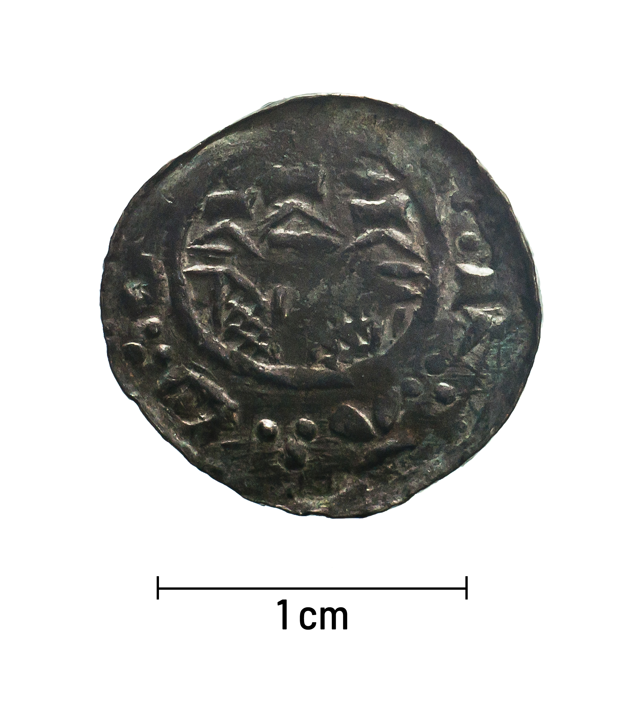 0003 zbiory numizmatyczne st. kadyiego; władysław herman (1081-1102); denar – rewers