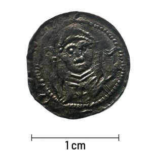 0004 zbiory numizmatyczne st. kadyiego; władysław ii (1139-1148); denar – rewers