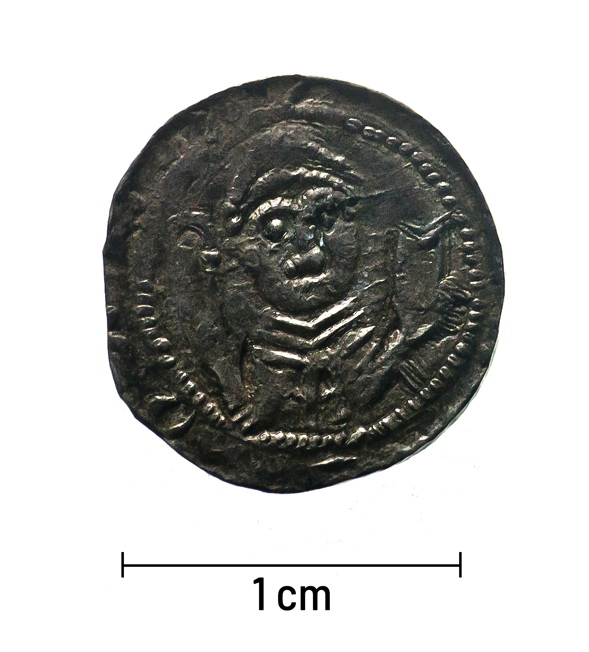 0004 zbiory numizmatyczne st. kadyiego; władysław ii (1139-1148); denar – rewers