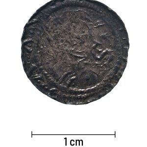 0006 zbiory numizmatyczne st. kadyiego; władysław ii (1139-1148); denar – awers