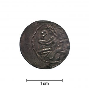 0008 zbiory numizmatyczne st. kadyiego; władysław ii (1139-1148); denar – awers