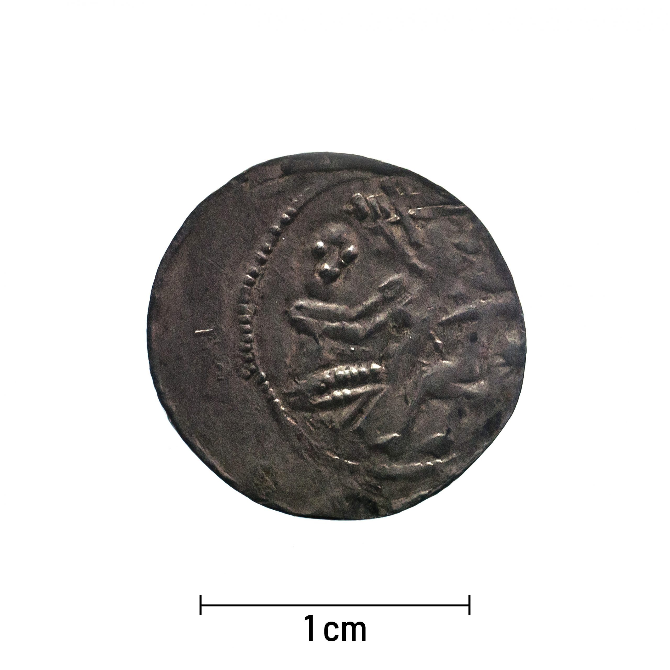 0008 zbiory numizmatyczne st. kadyiego; władysław ii (1139-1148); denar – awers