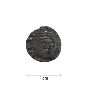0012 zbiory numizmatyczne st. kadyiego; kazimierz wielki (1333-1370); denar – awers
