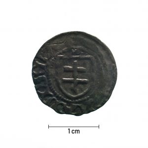 0020 zbiory numizmatyczne st. kadyiego; władysław jagiełło (1398-1414); trzeciak- rewers