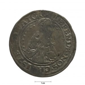 0175 zbiory numizmatyczne st. kadyiego; stefan batory (1577); talar gdański (2) - awers