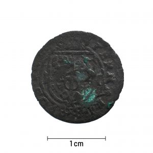 0461 zbiory numizmatyczne st. kadyiego; zygmunt iii waza (1627); ternar poznański - rewers