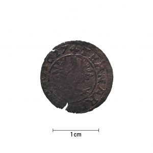 0464 zbiory numizmatyczne st. kadyiego; zygmunt iii waza (1627); ternar łobżenicki(1)– rewers