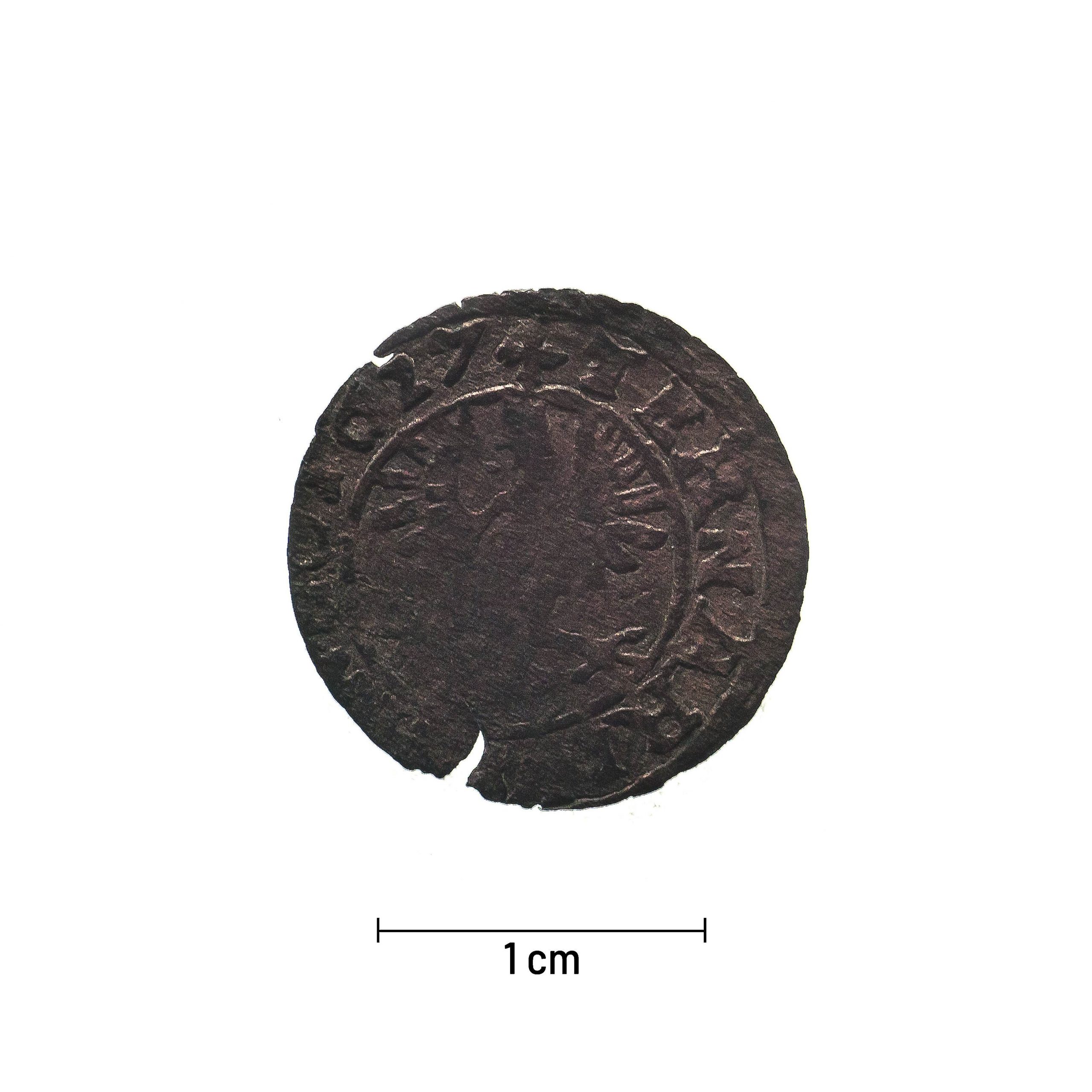 0464 zbiory numizmatyczne st. kadyiego; zygmunt iii waza (1627); ternar łobżenicki(1)– rewers