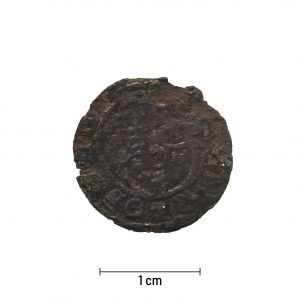 0466 zbiory numizmatyczne st. kadyiego; zygmunt iii waza (1630); ternar łobżenicki – rewers