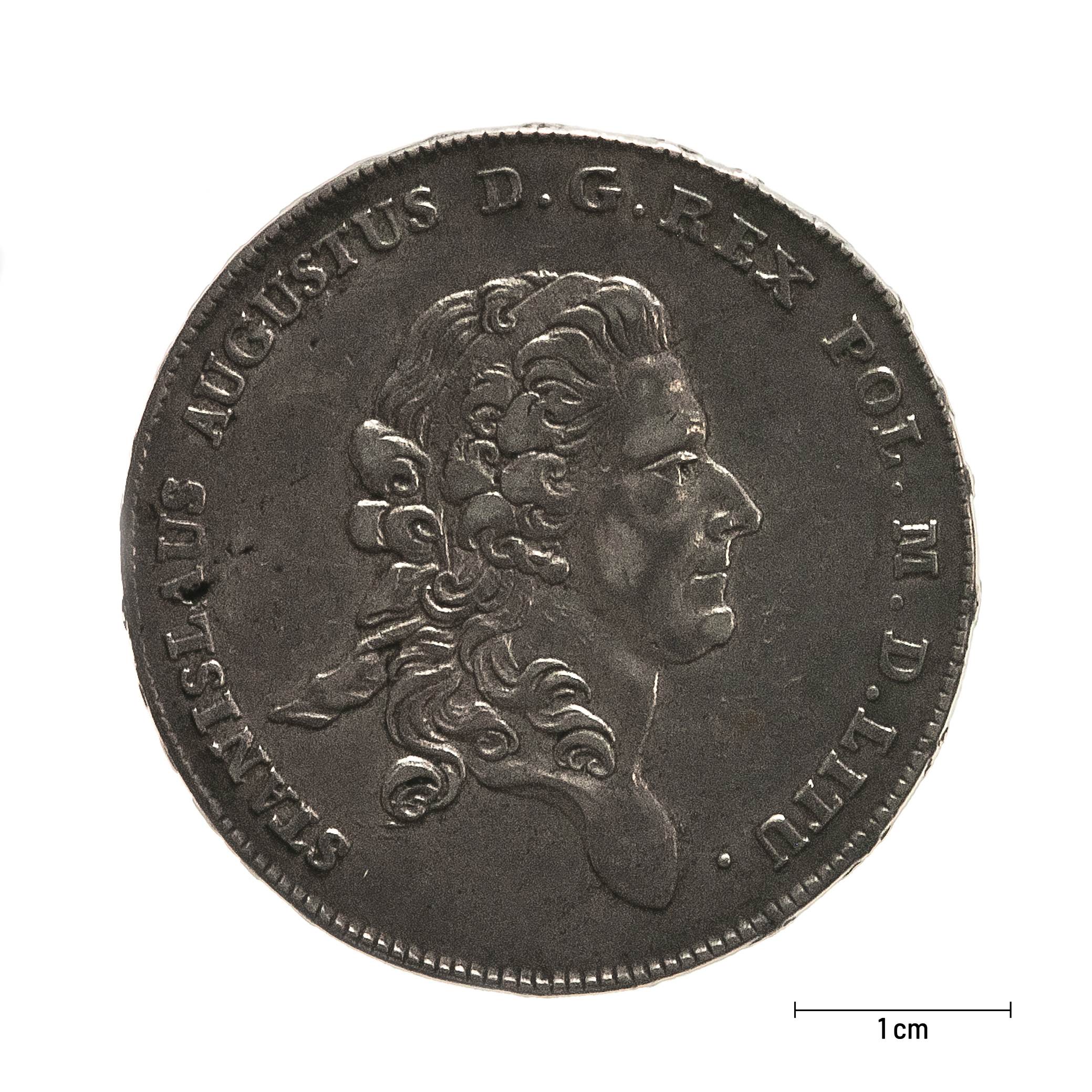 0737 zbiory numizmatyczne st. kadyiego; stanisław august (1778); talar – awers