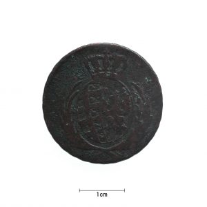 0764 zbiory numizmatyczne st. kadyiego; księstwo warszawskie (1812); trojak- awers