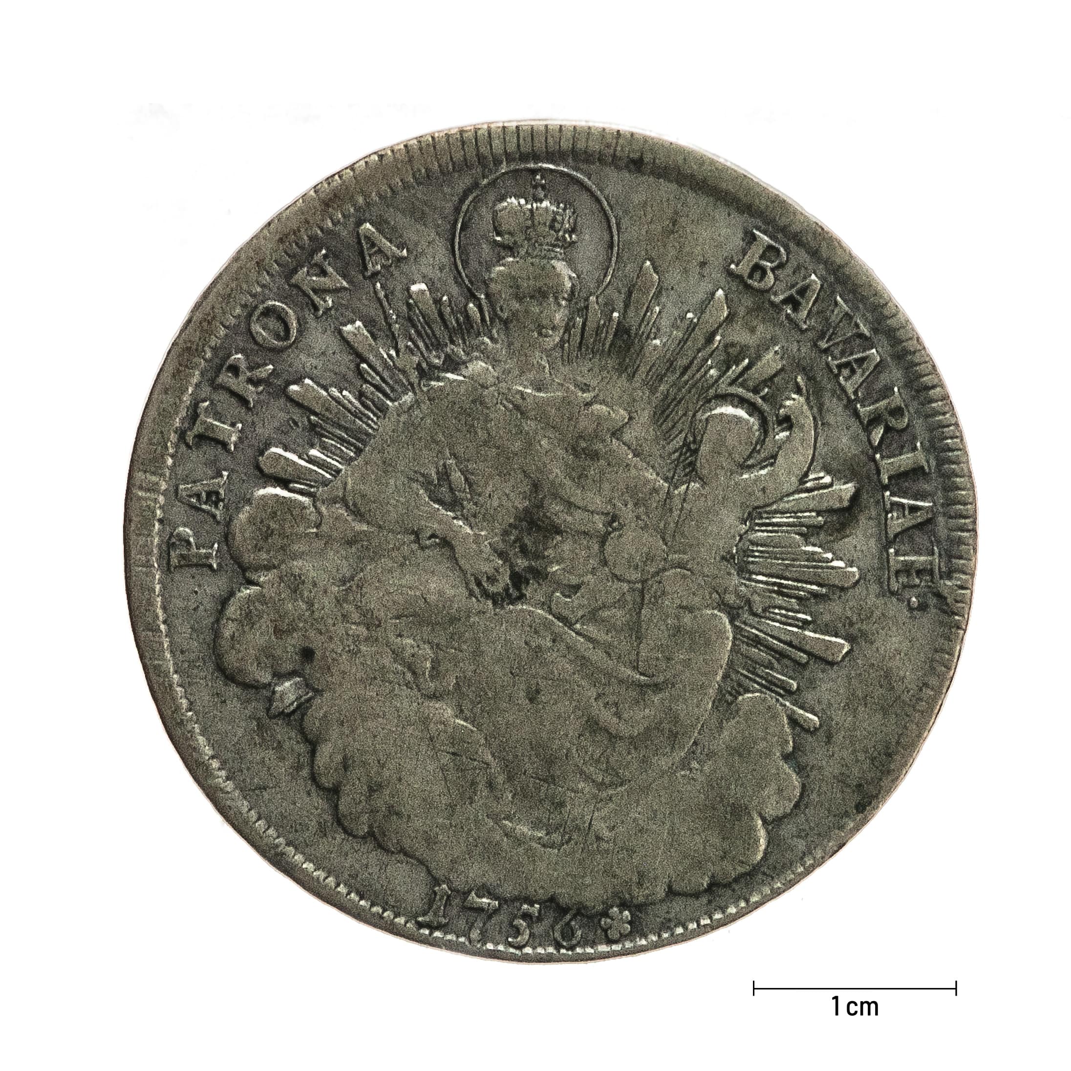 0926 Zbiory numizmatyczne St. Kadyiego; Maksymilian Józef książę bawarski (1756); talar bawarski - rewers