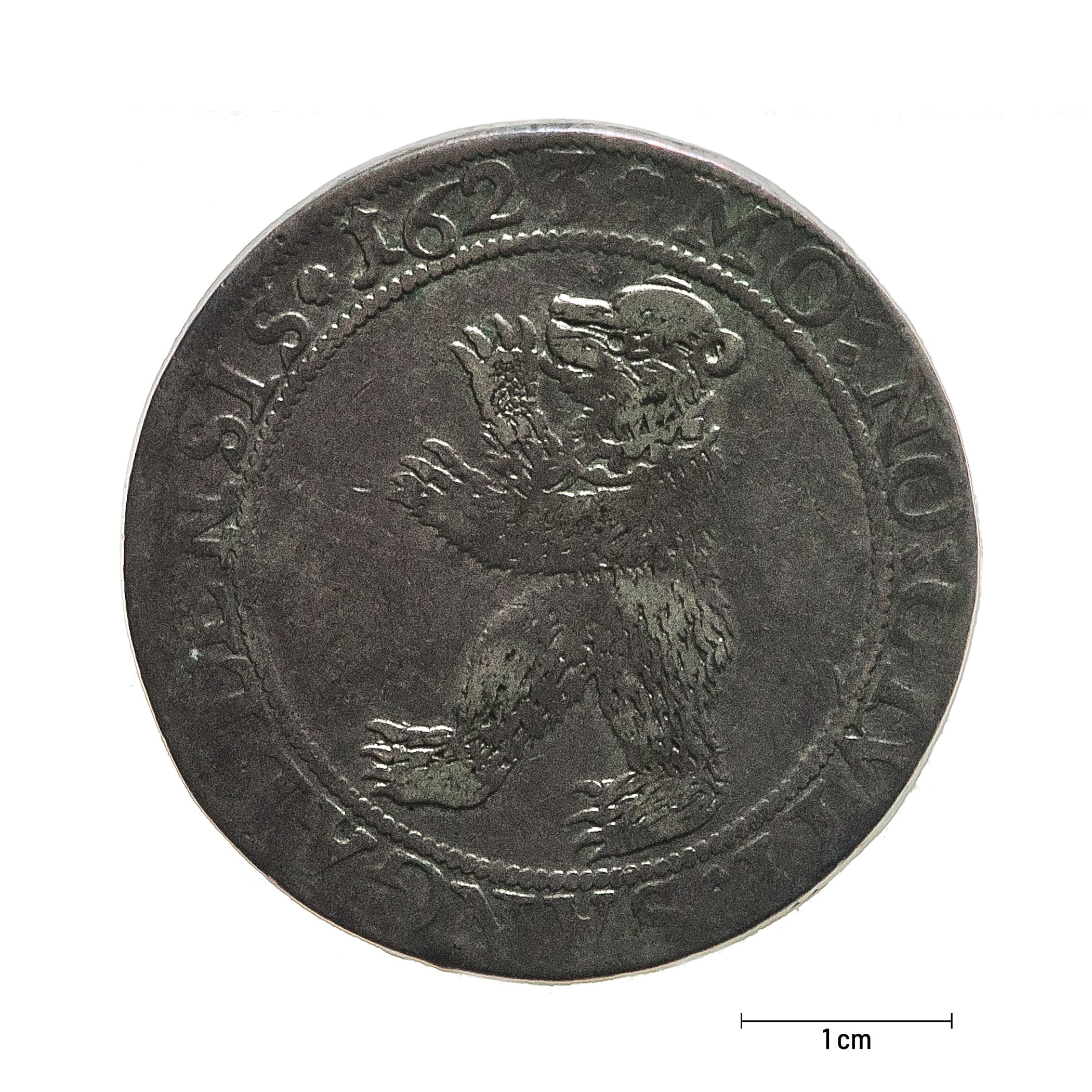 0934 Zbiory numizmatyczne St. Kadyiego; (1761); Sanct Gallen, Szwajcaria (1623); talar - awers
