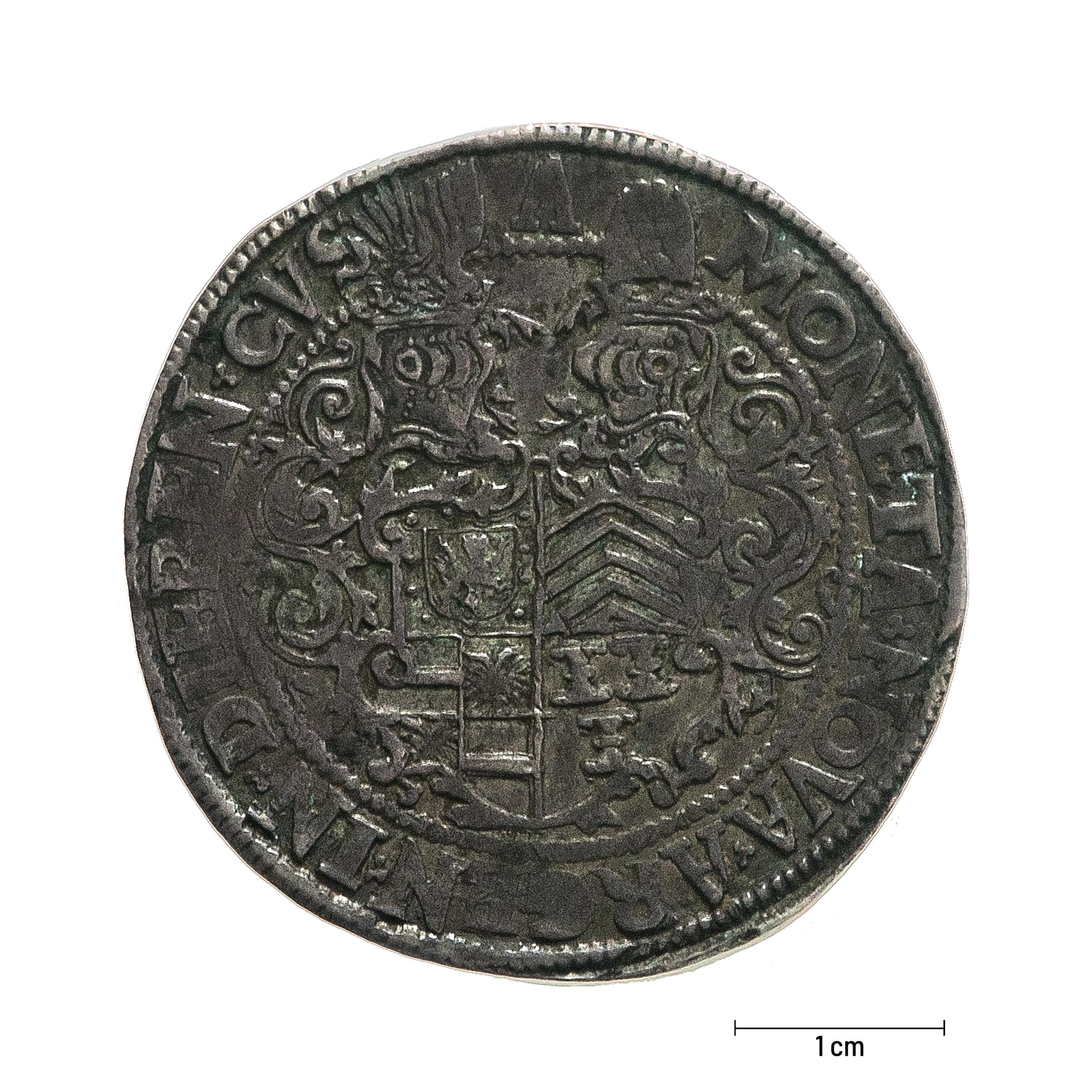 0935 Zbiory numizmatyczne St. Kadyiego; Księstwo Dieren (1577); talar – rewers