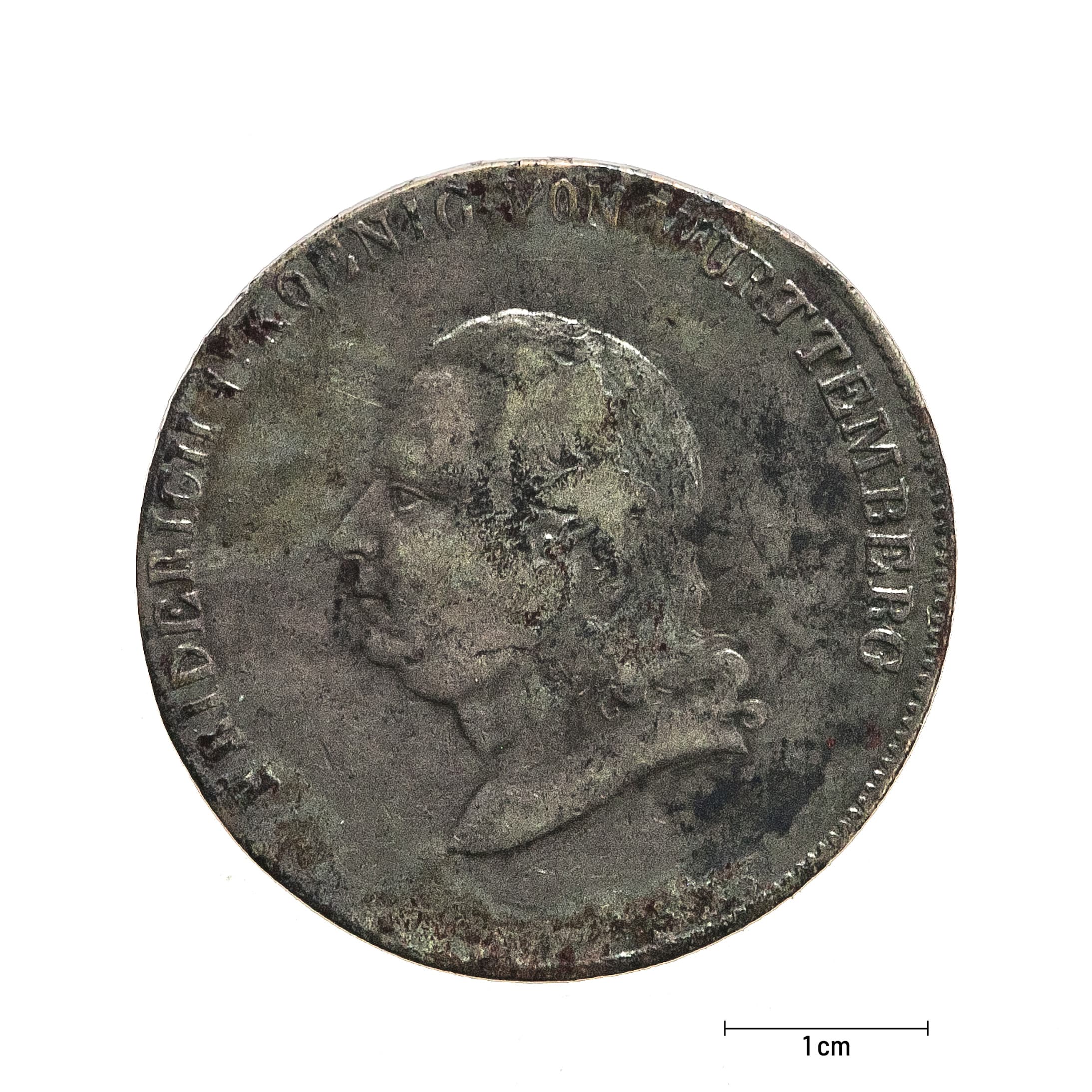0938 Zbiory numizmatyczne St. Kadyiego; Fryderyk I, Wirtenbergia (1810); talar - awers