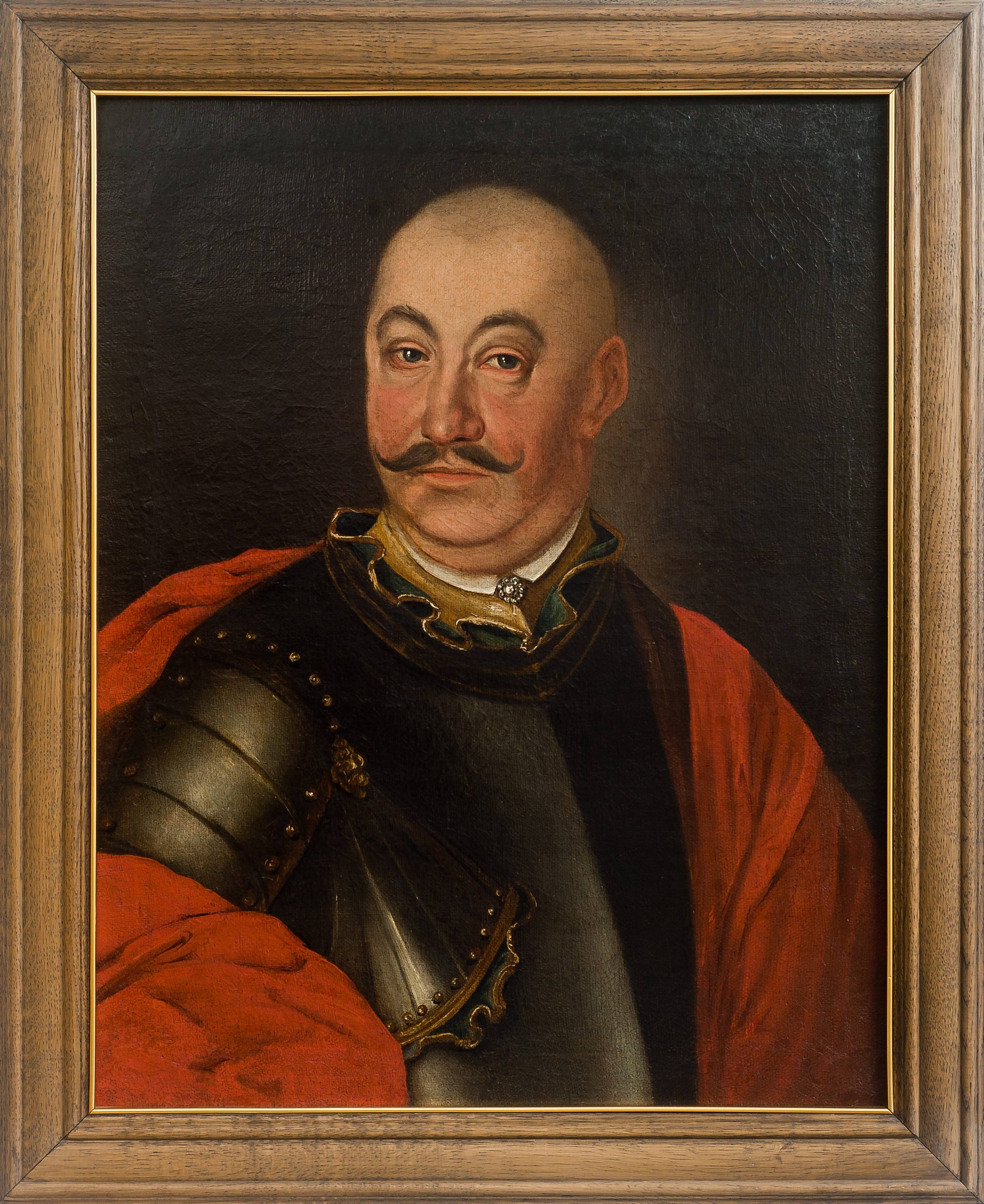 1005 ah – portret stanisława Łużeckiego, ii poł. xvii w., polska, olej na płótnie