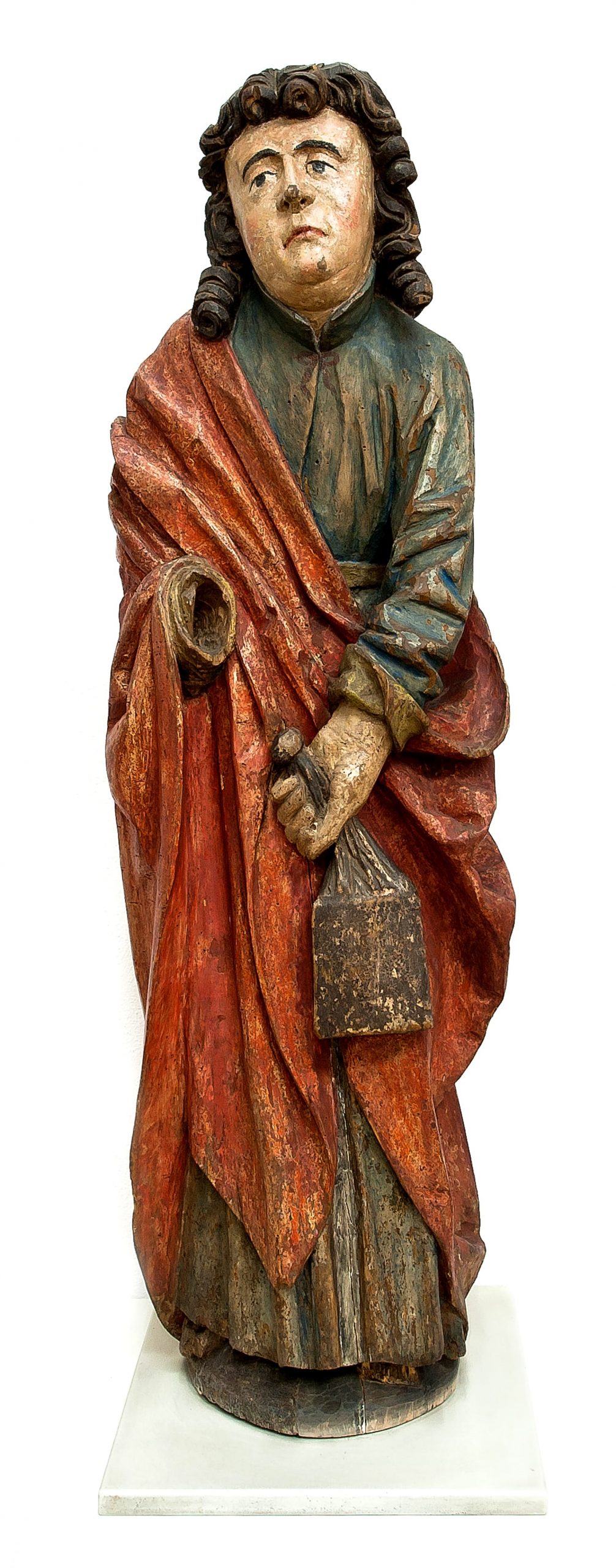 103 ah – rzeźba św. jana, ok. 1525 r., polska południowo-wschodnia, drewno polichromowane.