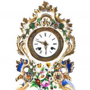1064 ah zegar porcelanowy, xix w.