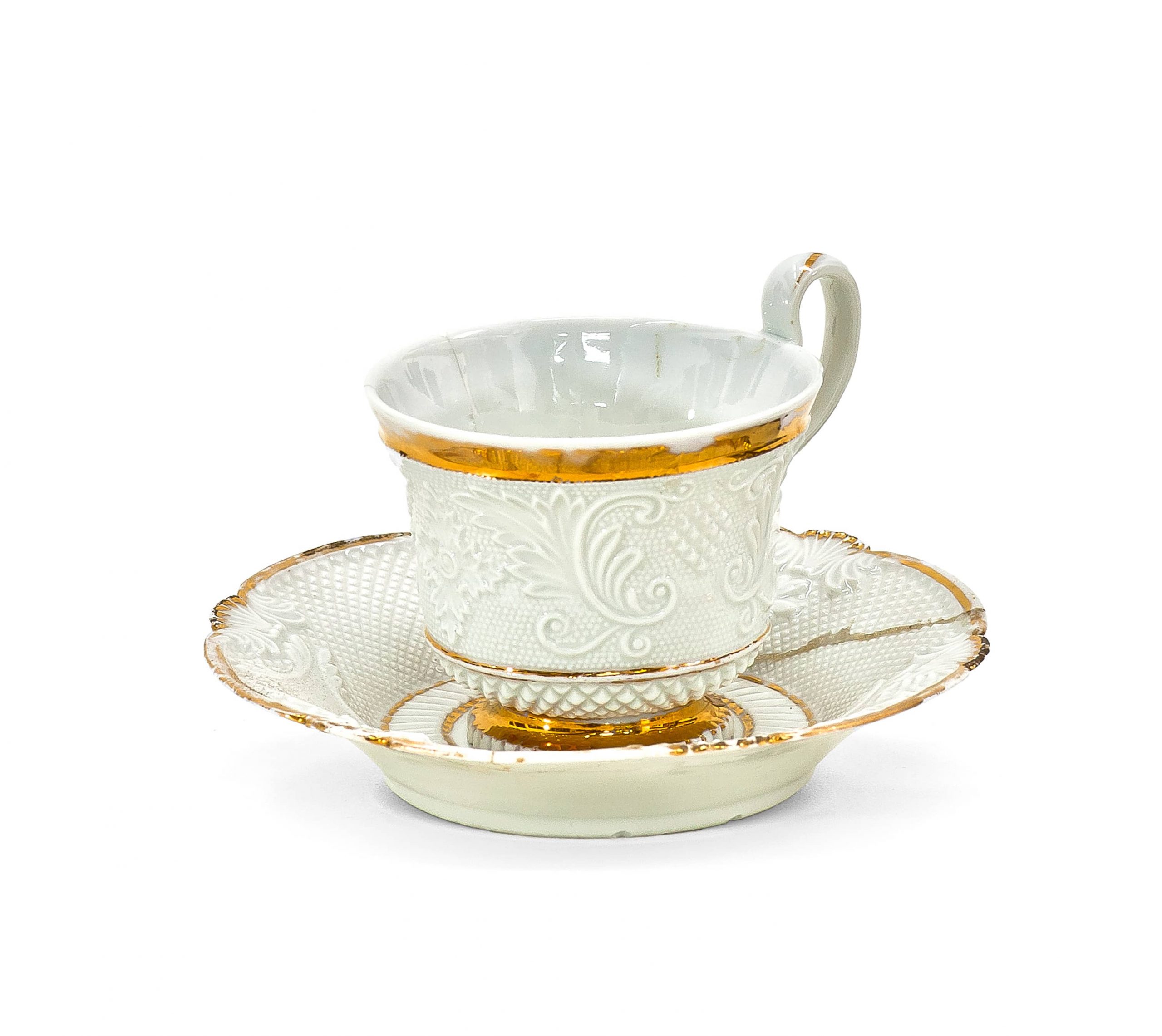 1070 ah filiżanka porcelanowa, miśnia xix w.