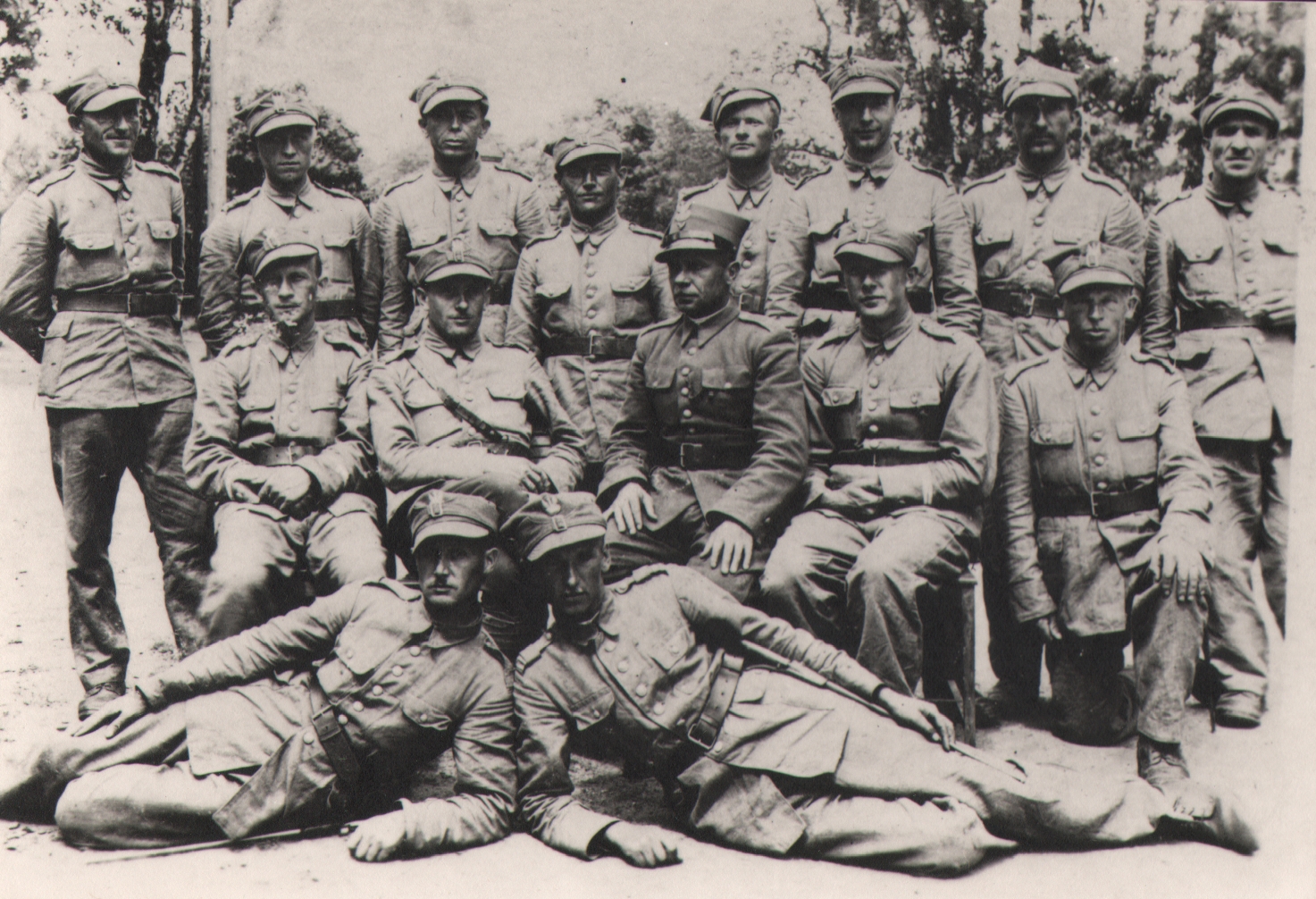 137 af dębowiec pluton 2 kompani "dębowiec" batalionu obrony narodowej jasło. sierpień 1939 r.