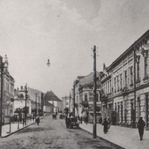 143 af jasło, ulica kościuszki w jaśle pocz xx w.