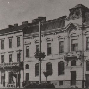 147 af, ulica 3-go maja w jaśle lata 40-te xx w.