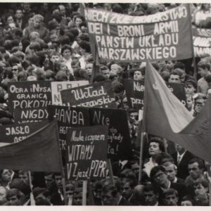 160-1 af manifestacja "jasło oskarża faszyzm" 14 września 1968 r.