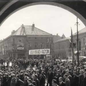 160 af manifestacja  "jasło oskarża faszyzm" 14 września 1968 r.