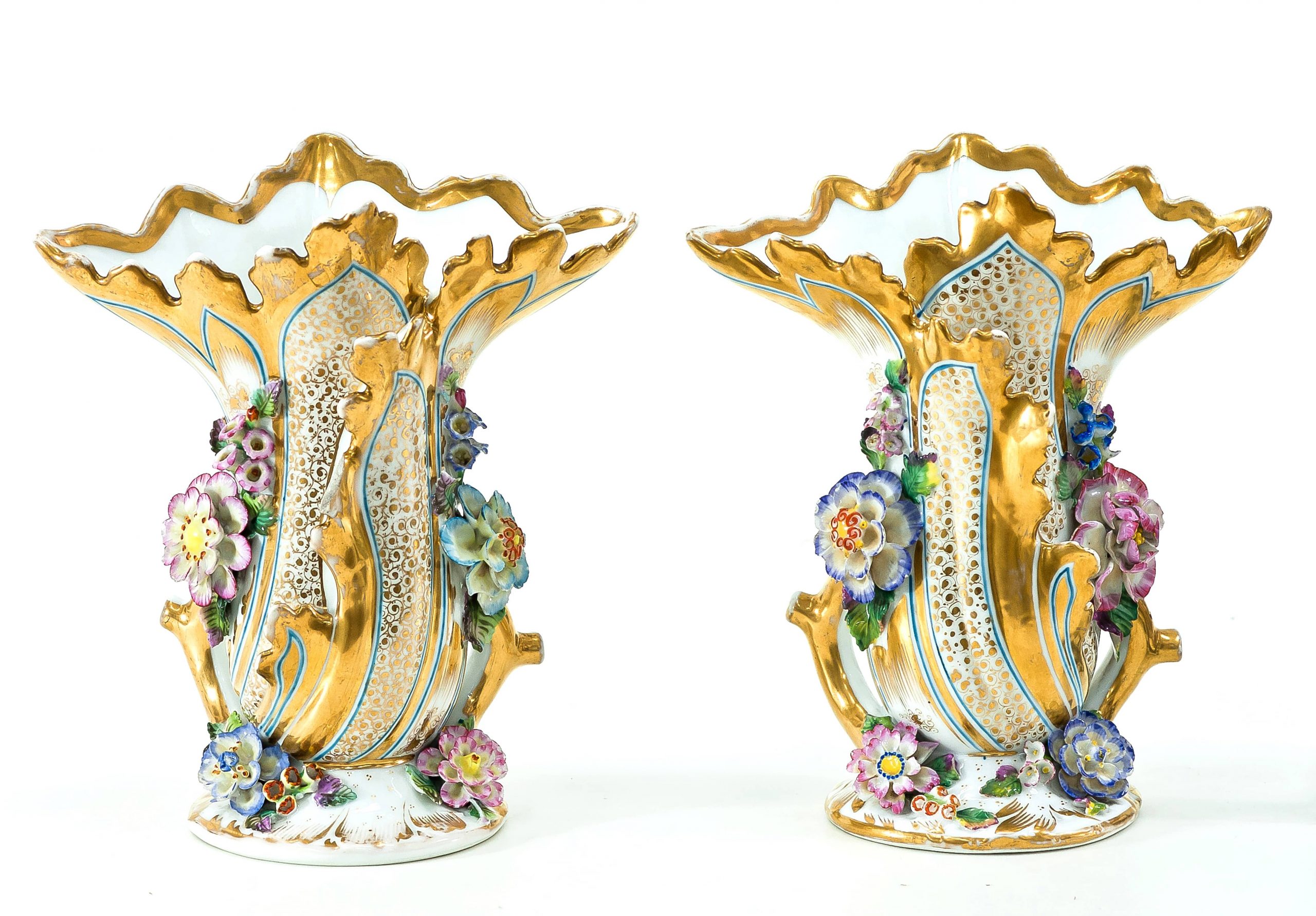 1625 ah wazon porcelanowy, nie sygnowany xix w.