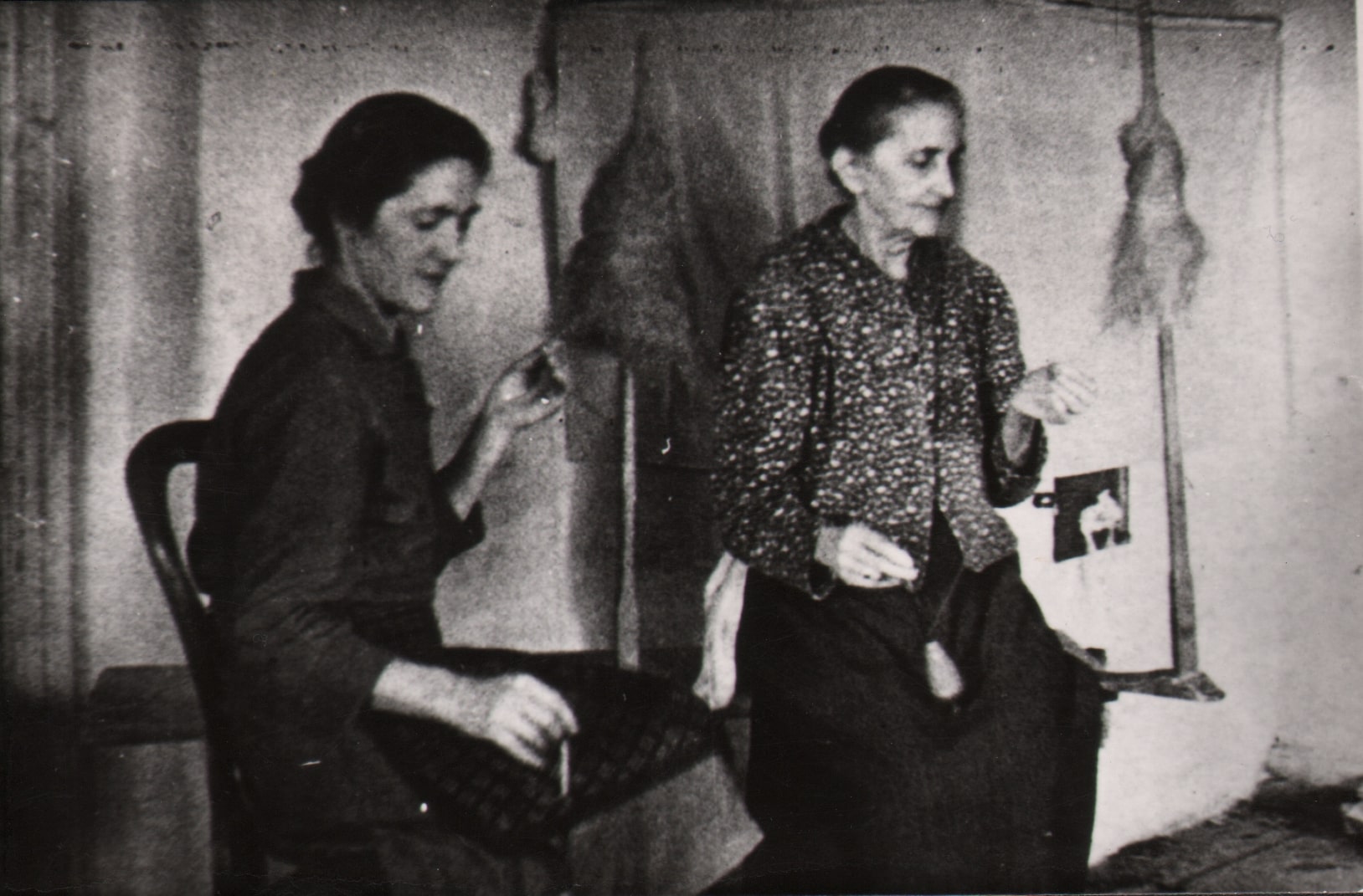 185 A.F. Etnografia, Prządki z Jodłowej przed 1939 r.