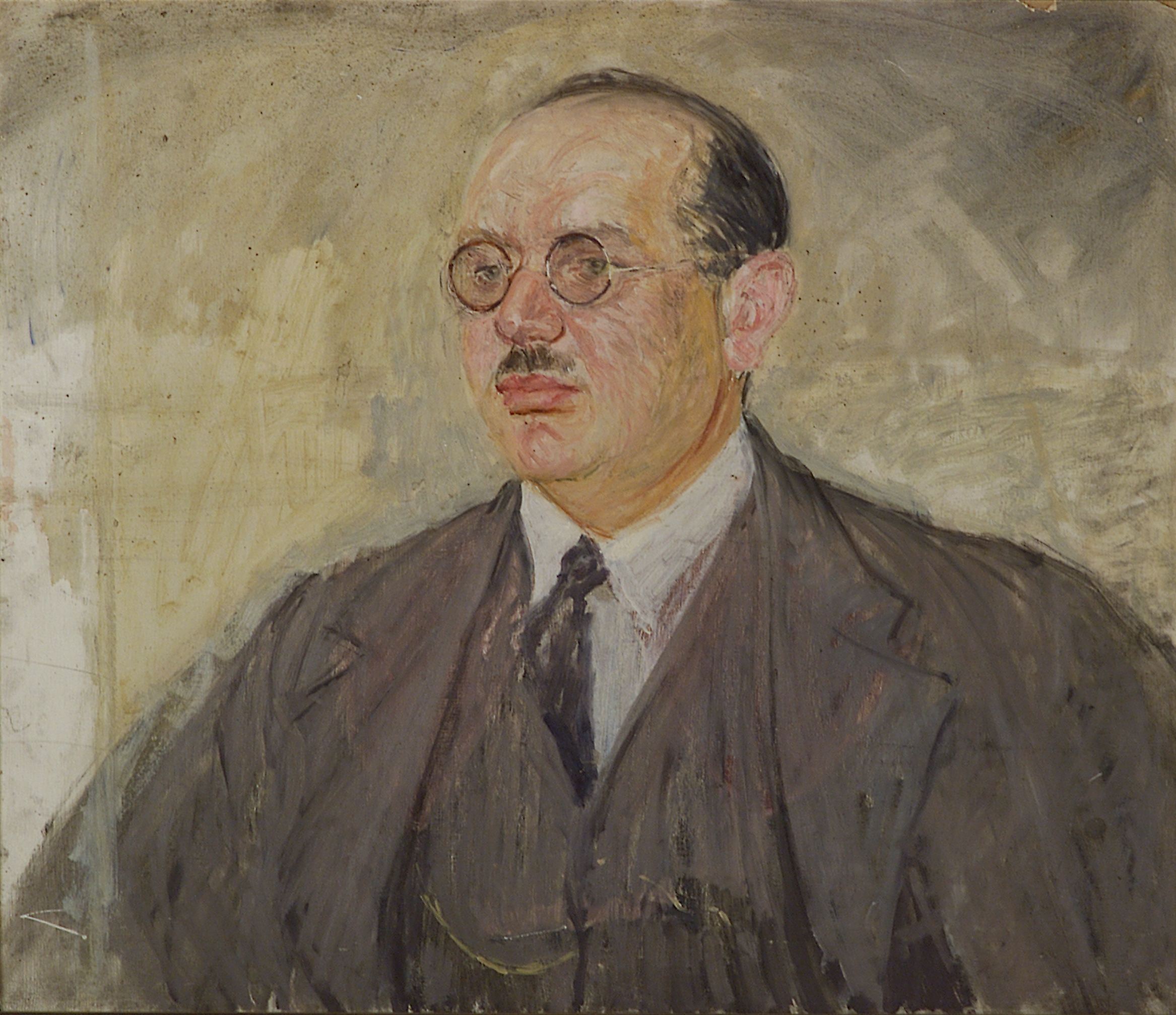 2352 AH autor Ignacy Pinkas, Portret dra Wansteina, olej dykta, 60x69, fot