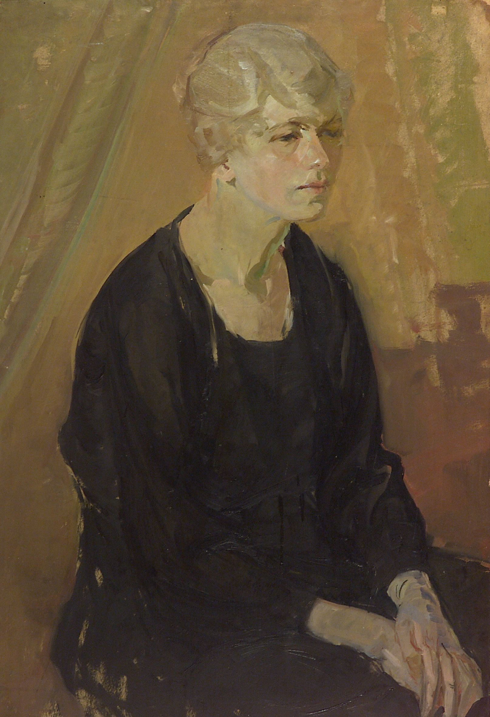 2355 AH autor Ignacy Pinkas, Portret kobiecy, olej dykta, 98x67, fot