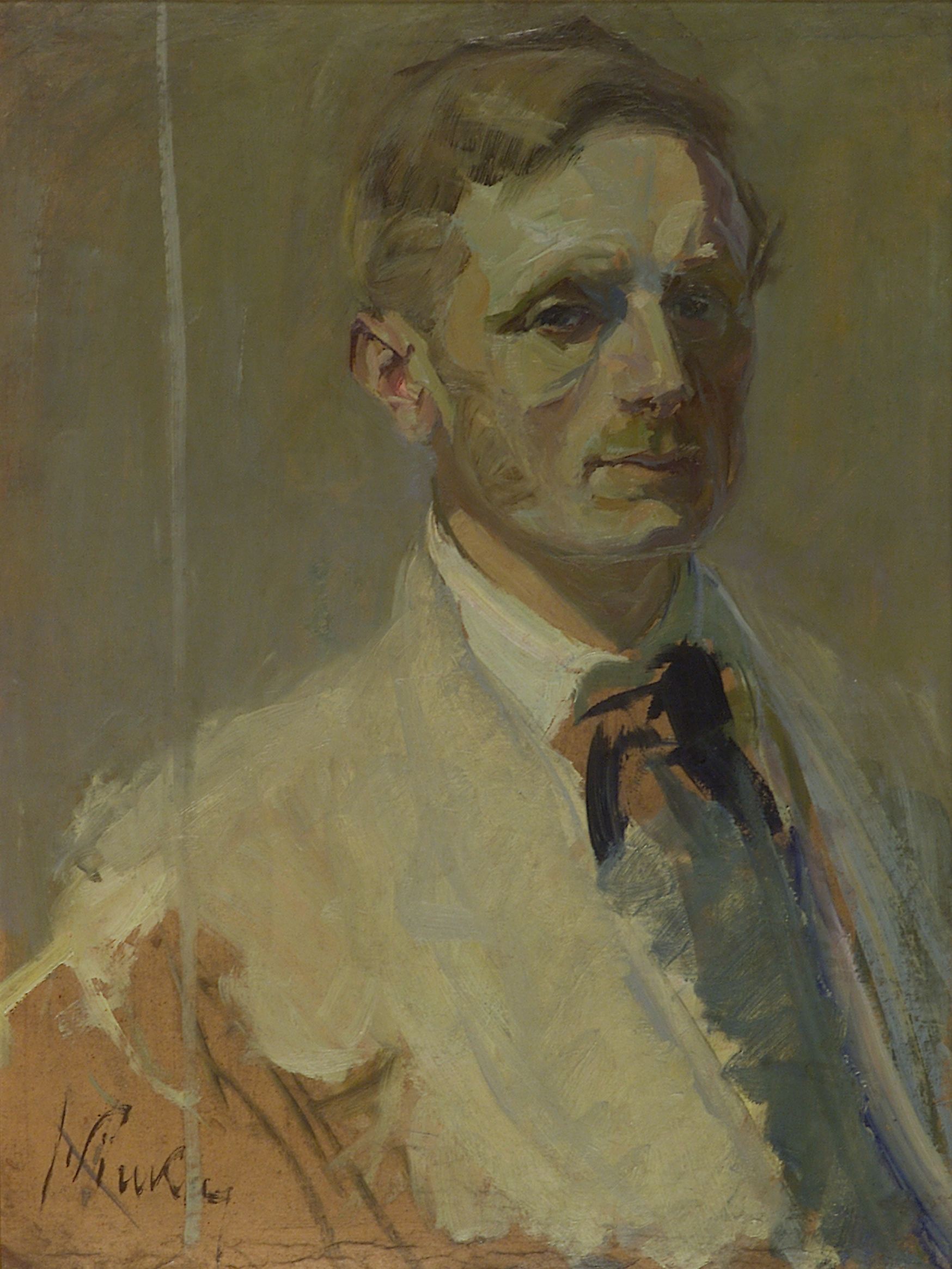 2362 AH autor Ignacy Pinkas, Autoportret, 1908-14, olej dykta, 63x48, fot
