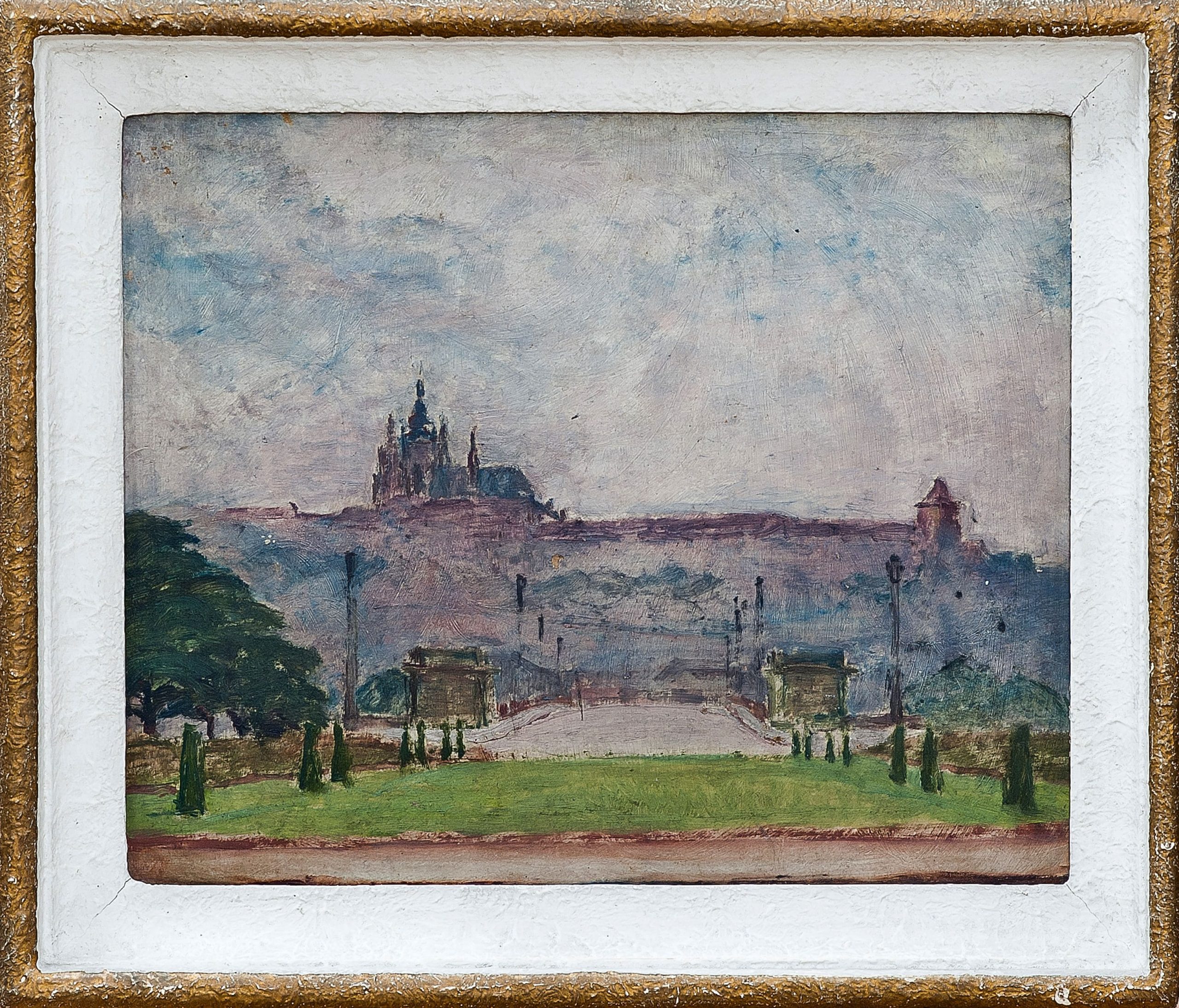2409 AH autor Ignacy Pinkas, Hradczany Praga, 1924, 24x26, fot.MSz