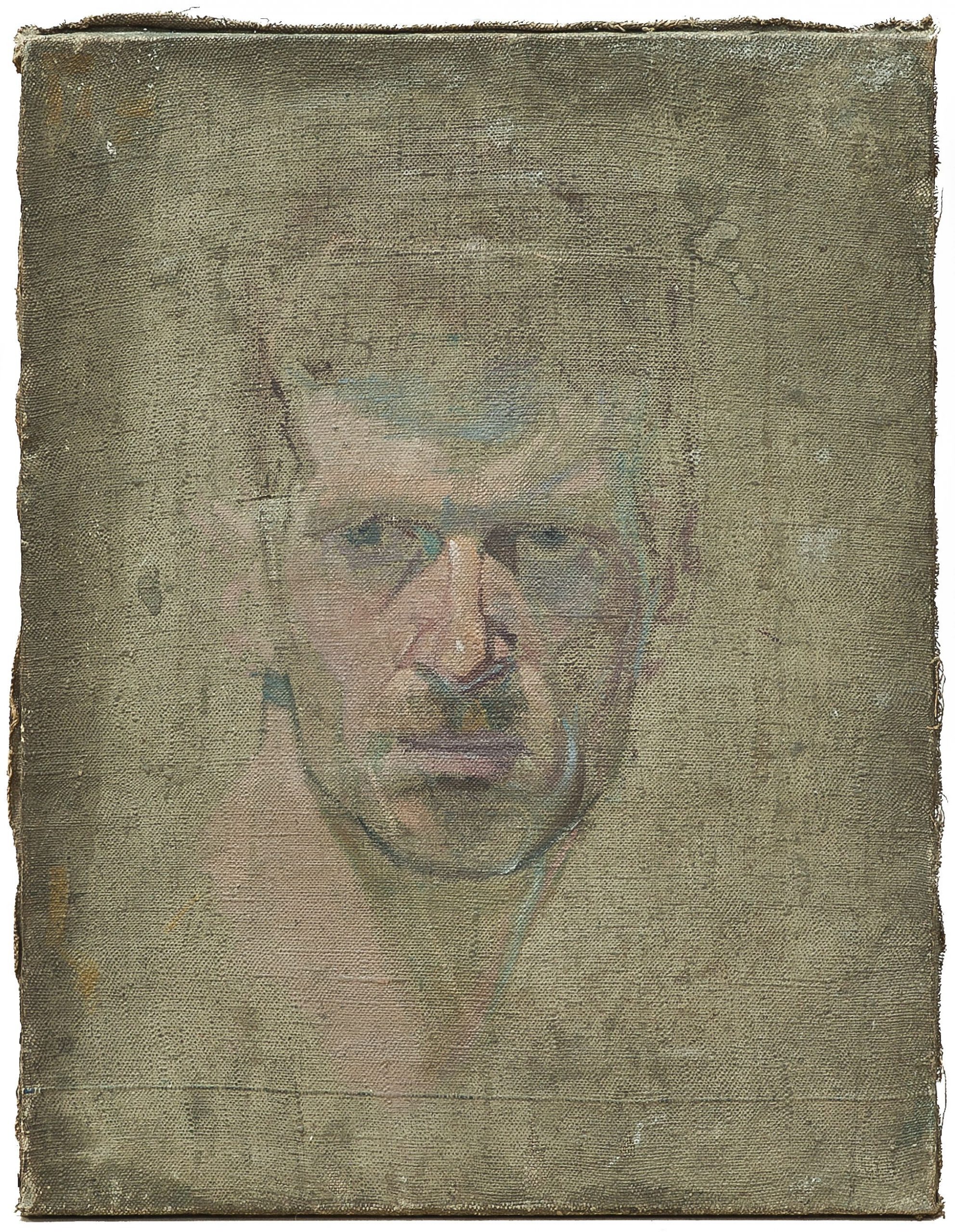 2440 AH autor Ignacy Pinkas, Głowa modela, olej płótno, 44x34, fot. MSz