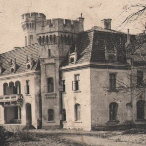 26a pałac w gorajowicach pocztówka z lat 30-tych xx w.
