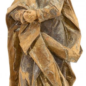 2837 ah rzeźba, matka boska, drewno polichromowane, xviii w.