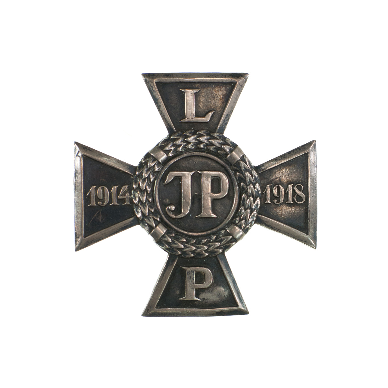 2968 ah krzyż legionowy, srebro, po 1918 r. 4,1x4,1 cm.
