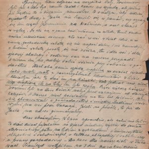 3385 ahsid – list ignacego solarza do rodziny w ołpinach, 1930 r.
