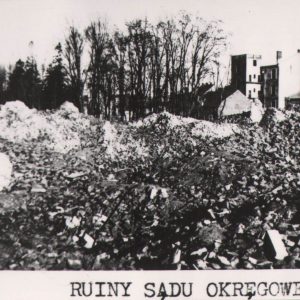35b af sąd w jaśle ruiny 1945 r.