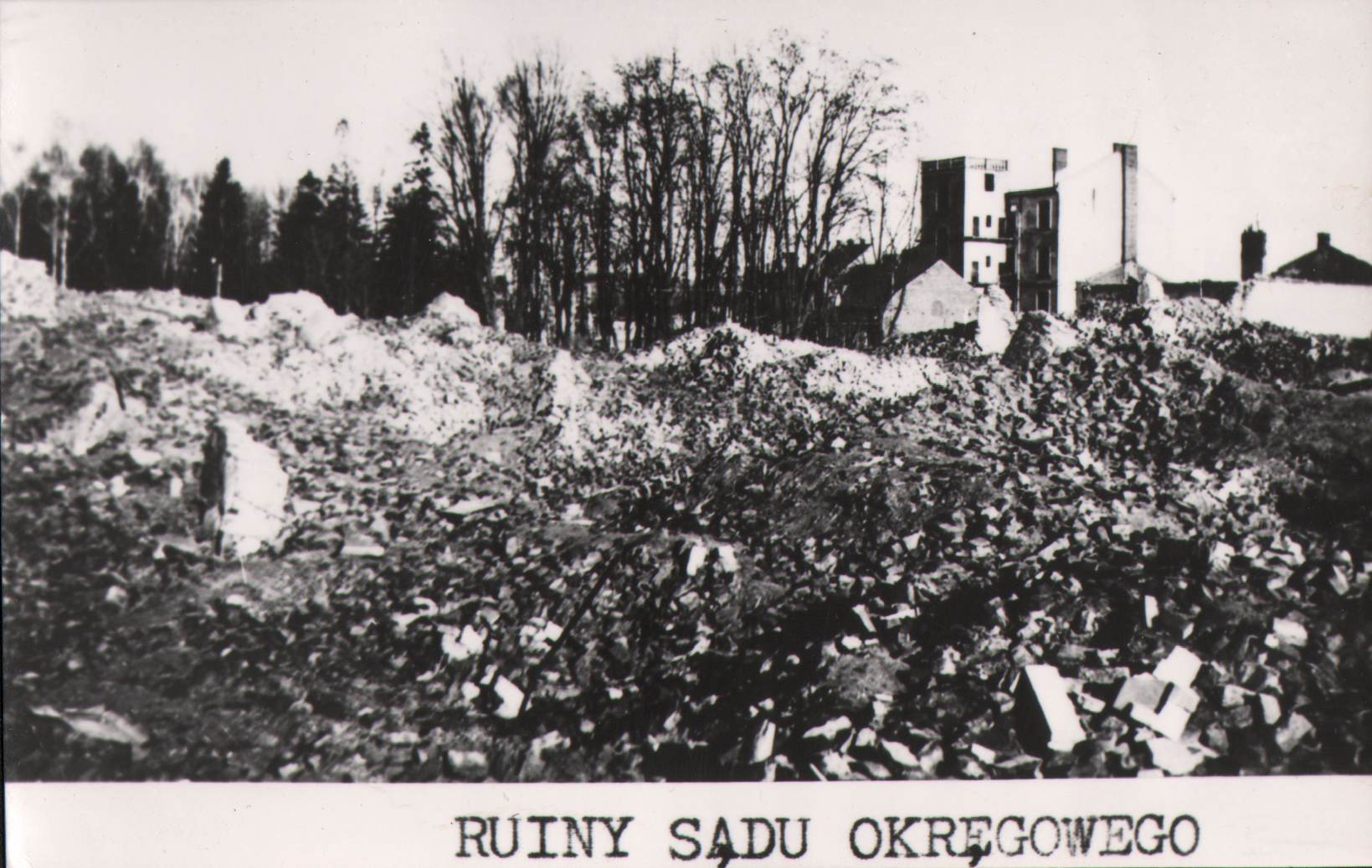 35b af sąd w jaśle ruiny 1945 r.