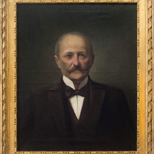 458 ah, portret izydora bielickiego, olej na płótnie autor nn