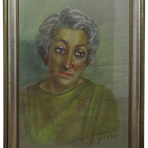 5423 ah, autor alicja steger zamojska, portret teresy przybyszowskiej, lata 70-te xx w. bc