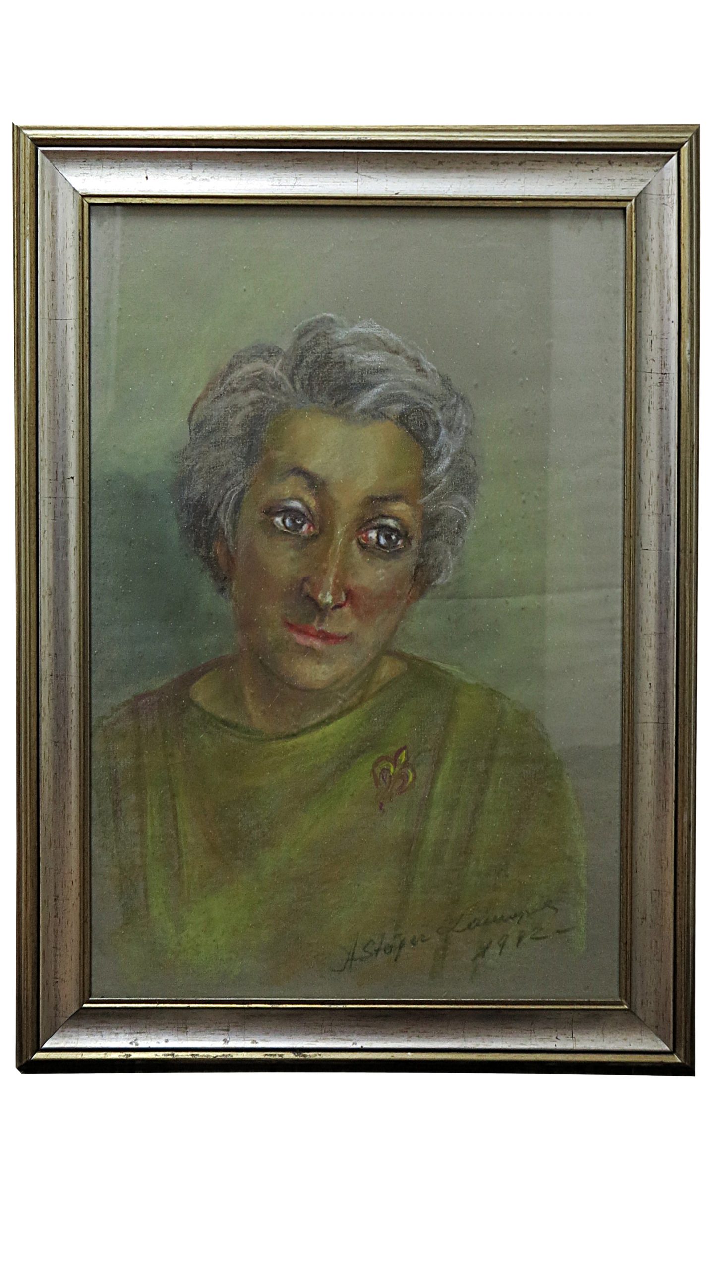 5423 ah, autor alicja steger zamojska, portret teresy przybyszowskiej, lata 70-te xx w. bc