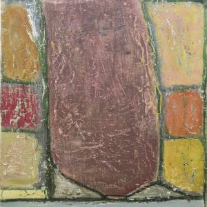 5465 ah, jan wodyński, kompozycja geometryczna, 55 x 46 cm, olej na płótnie.
