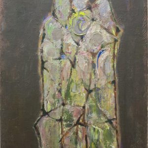 5466 ah, jan wodyński,  obraz kompozycja, 61 x 46 cm, olej na płótnie