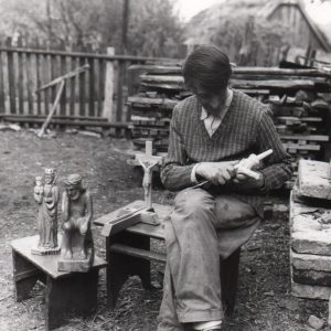 579 A.F. Etnografia, Józef Rzońca z Cieklina, 1976r.
